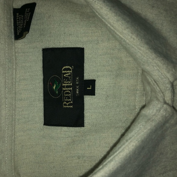 Redhead 100% Cotton Large Button Up - Picture 4 of 5